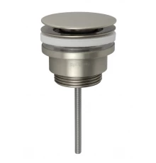 Донный клапан Splendy универсальный Click Clack никель брашированный 1 1/4", AA3071ORMNB