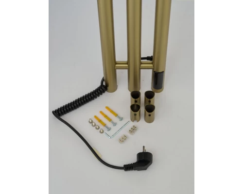 Полотенцесушитель электрический ES.M Tower Round R-0312012MG матовое золото