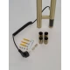 Полотенцесушитель электрический ES.M Tower Round R-0212008MG матовое золото