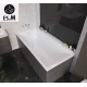 Ванна из литьевого мрамора ES.M Melan 170 х75 см  ESM8817005 white
