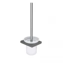 Ершик для унитаза Knotlor TB101GM, оружейная сталь