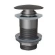 Донный клапан для раковины без перелива Knotlor BM9010GM, оружейная сталь