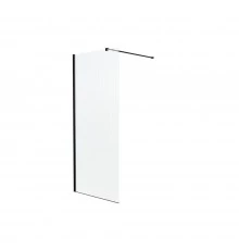 Душевая перегородка Knotlor WI090CG1BL 90х200, черный