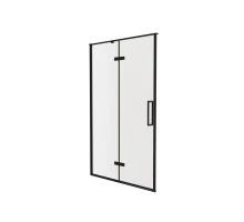 Душевая дверь в нишу Knotlor HDIP120CG0BL 120х200, черный