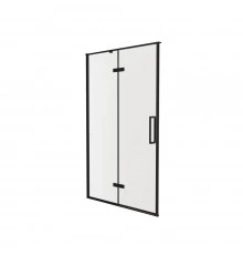 Душевая дверь в нишу Knotlor HDIP120CG0BL 120х200, черный
