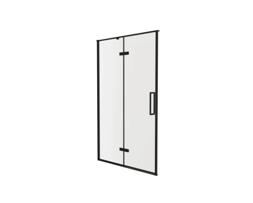 Душевая дверь в нишу Knotlor HDIP120CG0BL 120х200, черный