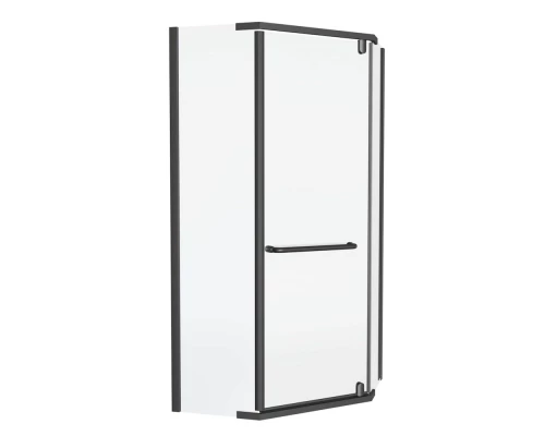 Душевой уголок Knotlor FCD090CG0GM 5-тиугольный 90х90х200, оружейная сталь