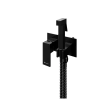 Гигиенический душ со смесителем встраиваемый Knotlor FHS02S1BL, черный