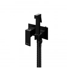 Гигиенический душ со смесителем встраиваемый Knotlor FHS02S1BL, черный