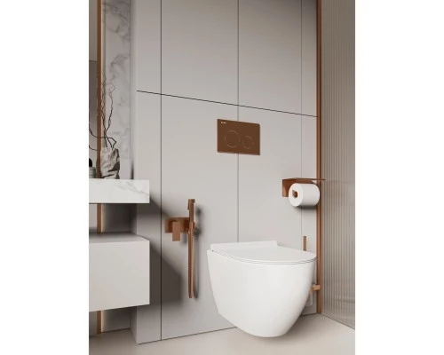 Клавиша смыва Knotlor BIS102RB, бронза (серия 2)