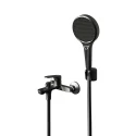Смеситель для ванны Knotlor KN-82/GM, вороненая сталь