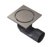 Душевой трап точечный Knotlor SDSC100BS, матовая сталь