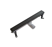 Душевой трап линейный Knotlor SDRW0500GM, вороненая сталь
