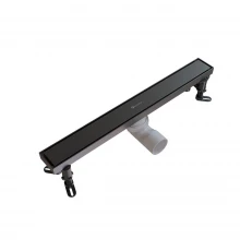 Душевой трап линейный Knotlor SDRW0500GM, вороненая сталь