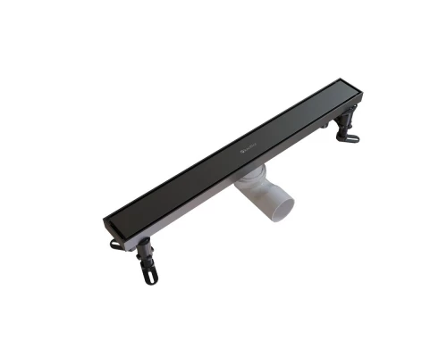 Душевой трап линейный Knotlor SDRW0500GM, вороненая сталь