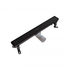 Душевой трап линейный Knotlor SDRW0500BL, матовый черный
