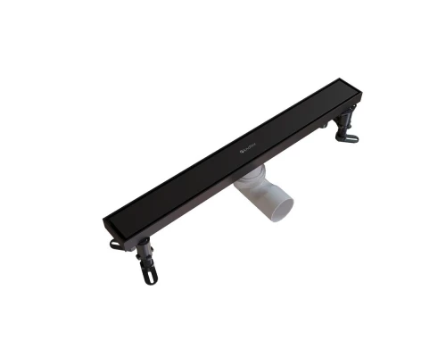 Душевой трап линейный Knotlor SDRW0500BL, матовый черный