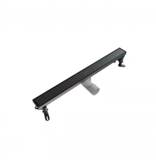 Душевой трап линейный Knotlor SDRW0600GM, вороненая сталь