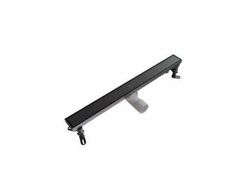 Душевой трап линейный Knotlor SDRW0600GM, вороненая сталь