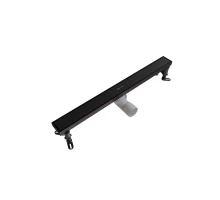 Душевой трап линейный Knotlor SDRW0600BL, матовый черный