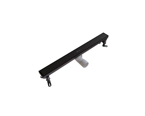 Душевой трап линейный Knotlor SDRW0600BL, матовый черный