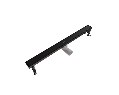 Душевой трап линейный Knotlor SDRW0700BL, матовый черный