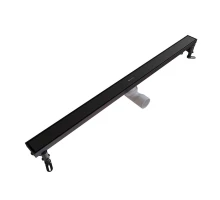 Душевой трап линейный Knotlor SDRW0900BL, матовый черный