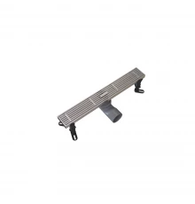Душевой трап линейный Knotlor SDRW0400LBS, матовая сталь