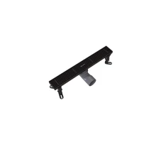 Душевой трап линейный Knotlor SDRW0400LBL, матовый черный