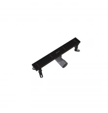 Душевой трап линейный Knotlor SDRW0400LBL, матовый черный