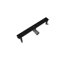 Душевой трап линейный Knotlor SDRW0500LBL, матовый черный