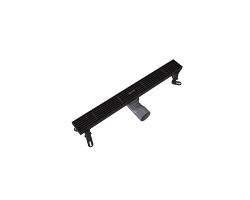 Душевой трап линейный Knotlor SDRW0500LBL, матовый черный