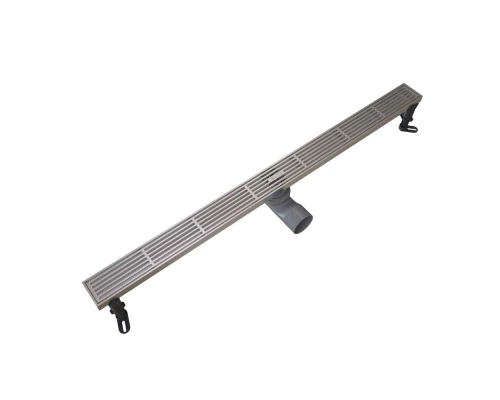 Душевой трап линейный Knotlor SDRW0800LBS, матовая сталь