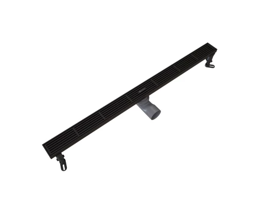 Душевой трап линейный Knotlor SDRW0800LBL, матовый черный