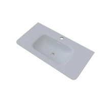 Раковина встраиваемая Knotlor ГРАЦИЯ FWB110900BEM, серый шелк, 90 см