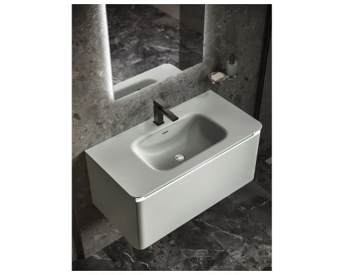 Раковина встраиваемая Knotlor ГРАЦИЯ FWB110900BEM, серый шелк, 90 см