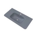 Раковина встраиваемая Knotlor ГРАЦИЯ FWB110900GRM, графит, 90 см