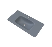 Раковина встраиваемая Knotlor ГРАЦИЯ FWB110900GRM, графит, 90 см