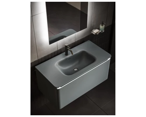 Раковина встраиваемая Knotlor ГРАЦИЯ FWB110900GRM, графит, 90 см
