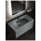 Раковина встраиваемая Knotlor ГРАЦИЯ FWB110900GRM, графит, 90 см