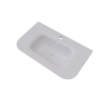 Раковина встраиваемая Knotlor ОБЛАКО FWB210800WY, матовый белый, 80 см