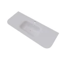 Раковина встраиваемая Knotlor ОБЛАКО FWB211200WY, матовый белый, 120 см