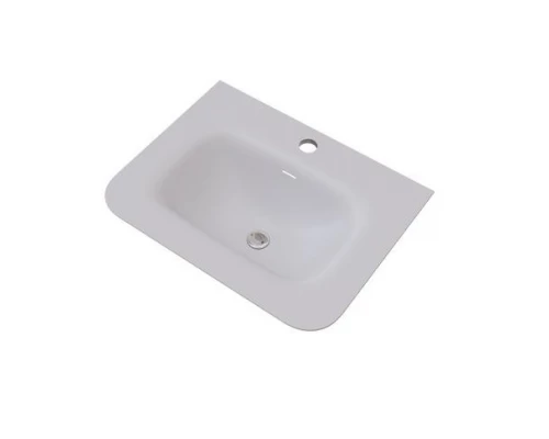 Раковина встраиваемая Knotlor ЦВЕТЕНИЕ FWB310600WY, матовый белый, 60 см