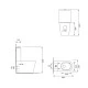 Унитаз напольный Knotlor WC610WG, белый