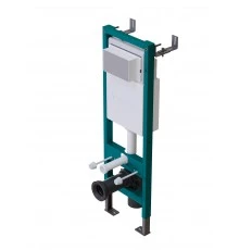 Инсталляция для подвесного унитаза Knotlor ISWC402FG (серия 1), бирюзовый