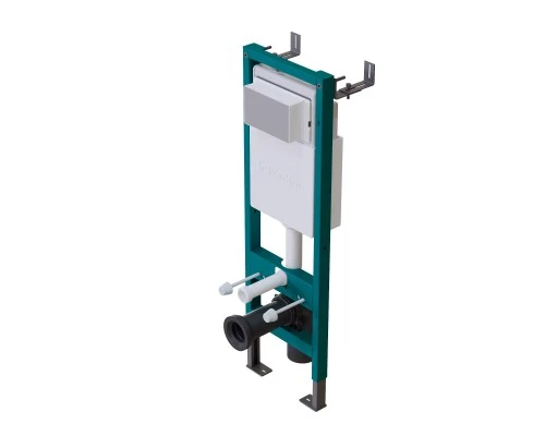 Инсталляция для подвесного унитаза Knotlor ISWC402FG (серия 1), бирюзовый