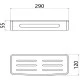 Пластиковая полка (запчасть) Knotlor spartshs105wy