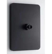 Верхний душ KNOTLOR LA-12/BL, черный
