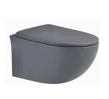 Унитаз подвесной KNOTLOR Вектор WC530PGRM, графит матовый