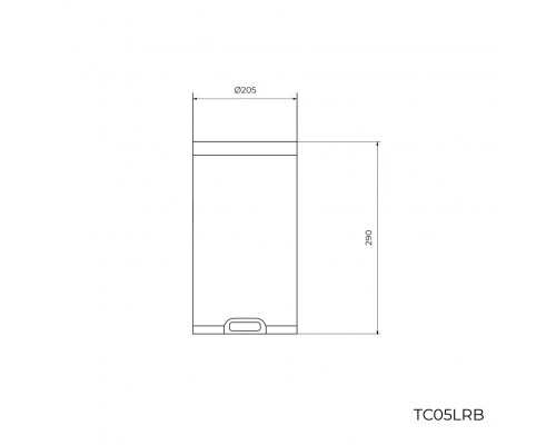 Ведро KNOTLOR TC05LRB, бронза